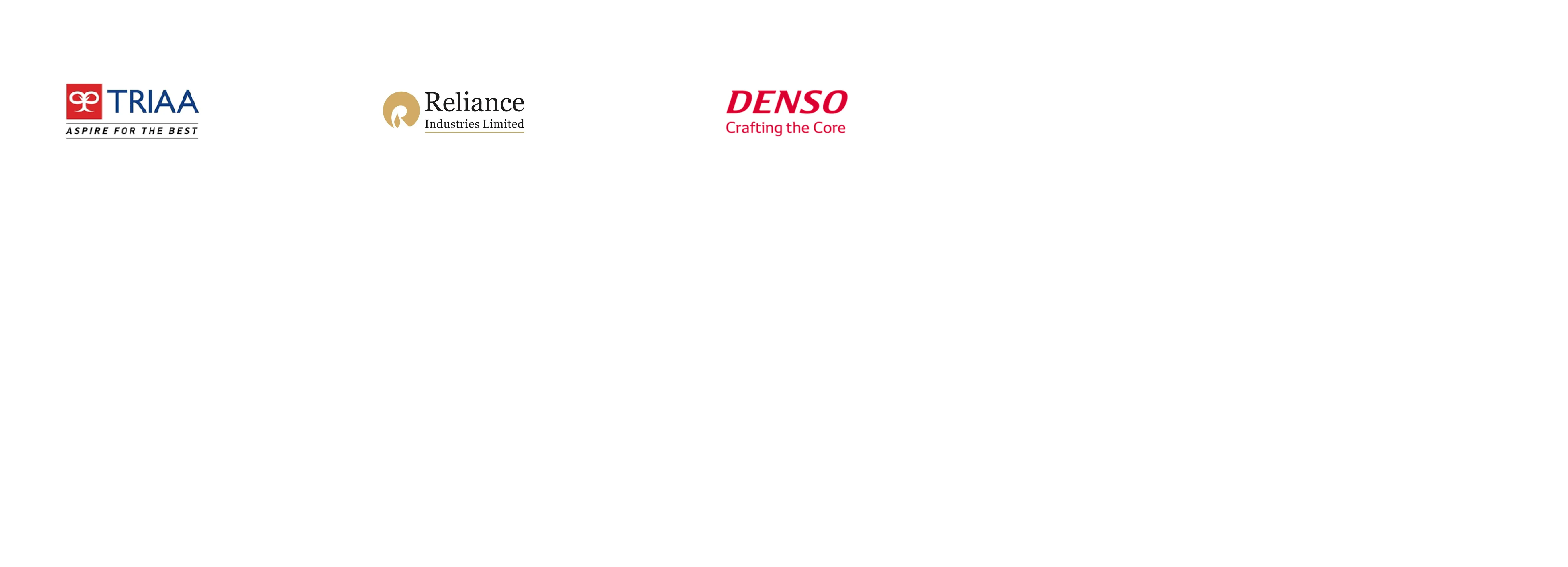 Partners: TRIAA, Reliance, Denso