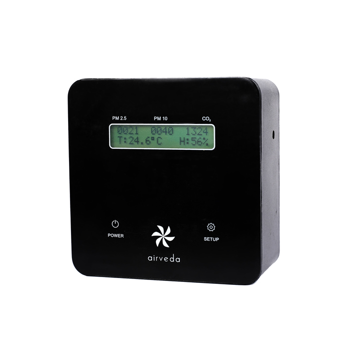 Airveda PM2.5, PM10, and Temperature, Humidity, Wind Speed, Wind Direction, Light and Noise Monitor