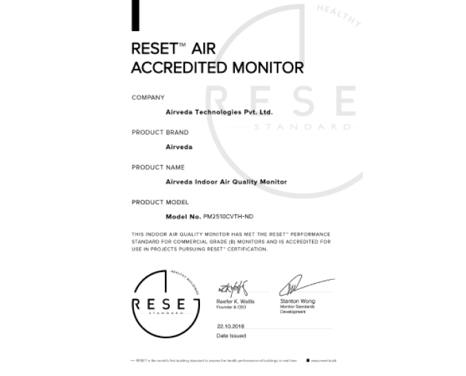 Marriott hotel with airveda monitor